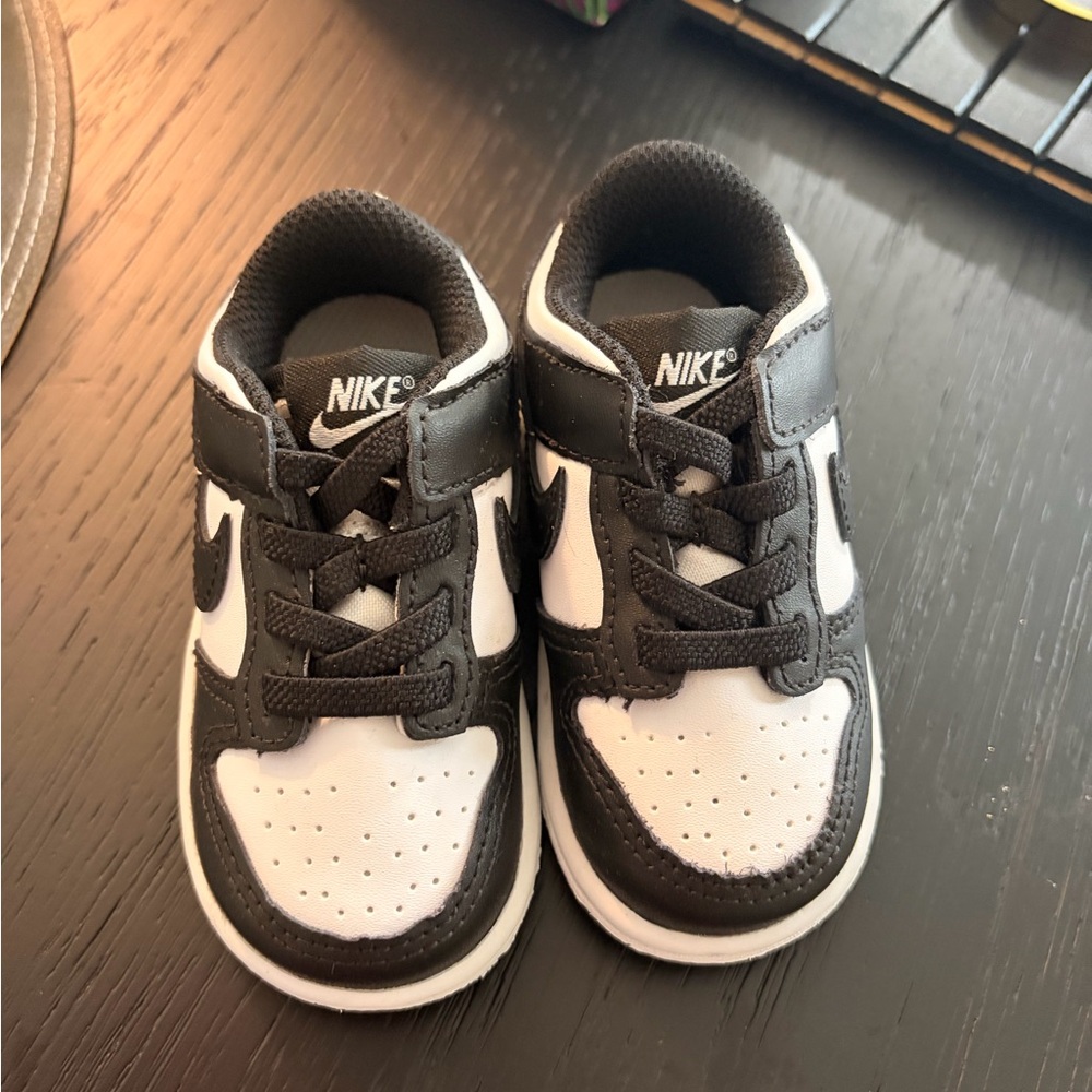 Nike Kids Black and White Athletic Sneakers
